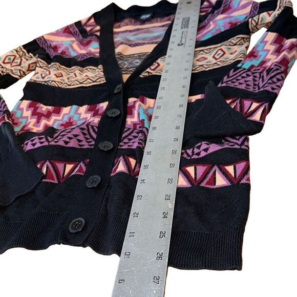 NOLLIE AZTEC PATTERN cardigan size xs - Picture 11 of 12